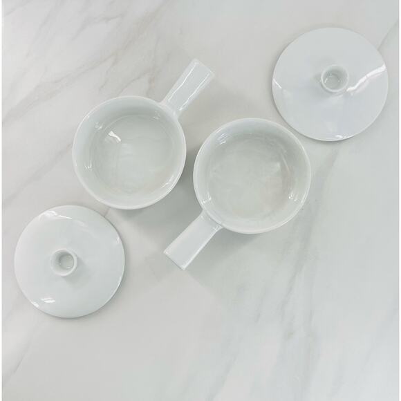 2 Midcentury Kilta Arabia 6-9 Individual Casserole Covered Dish by Kaj Franck - Picture 3 of 10